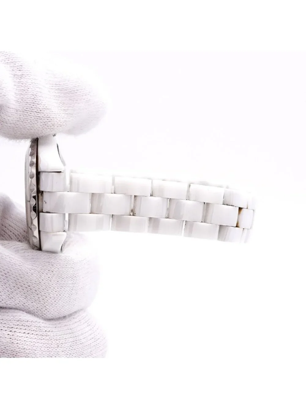 Chanel Diamond White Dial Watch